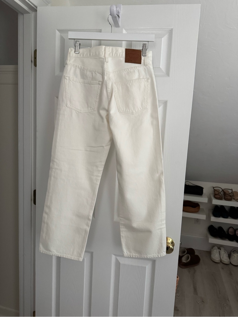 NWOT Levi’s 501° '90S ANKLE WOMEN'S JEANS color:Blank White Size: W26 L27 - Picture 3 of 5